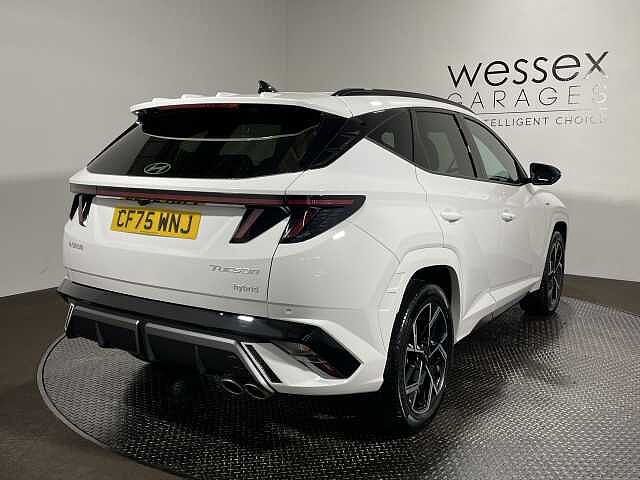 Hyundai TUCSON 1.6T Hybrid N Line 5dr Auto 5(2024) White